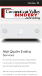 Mobile Screenshot of connvalleybindery.com